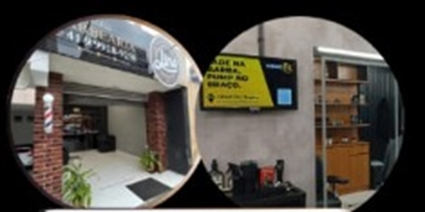 Barbearia Lins Centro - TV Indoor LT Mídia